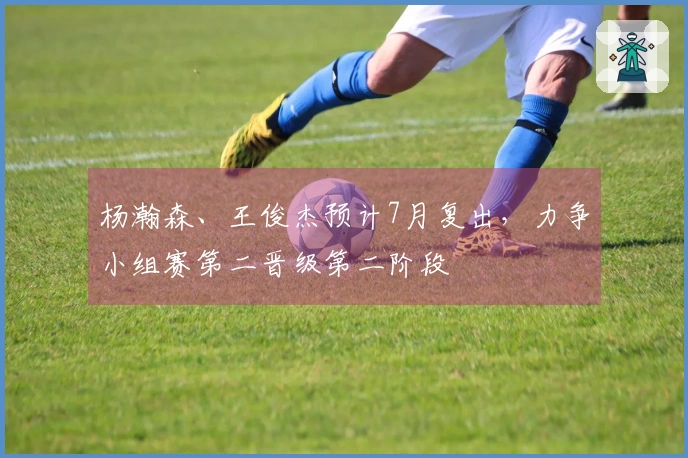 杨瀚森、王俊杰预计7月复出，力争小组赛第二晋级第二阶段